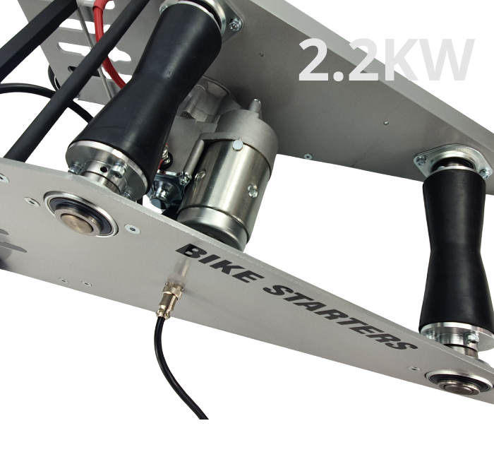 motorcycle roller starter 2.2kw silver